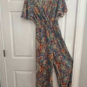 Floral Paisley Jumpsuit